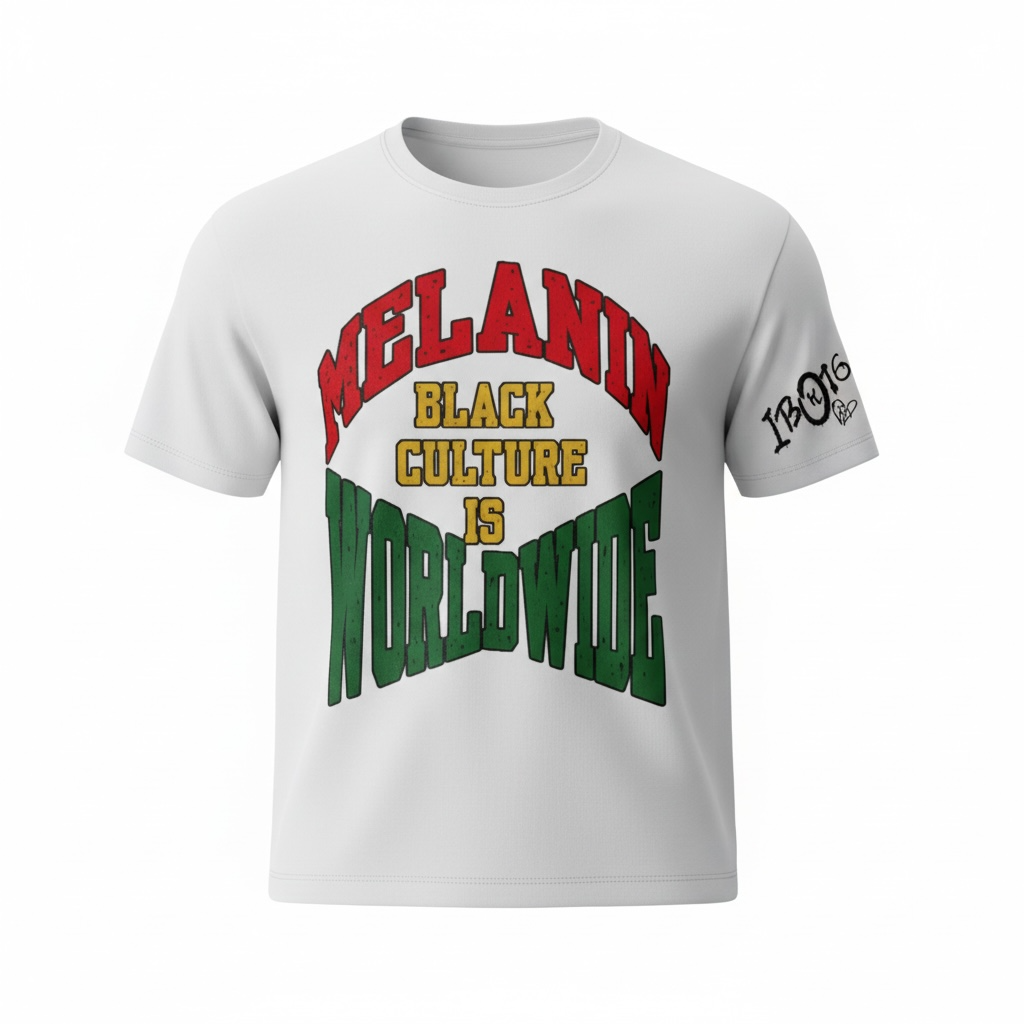Worldwide Melanin (FREEISHH) T-shirt