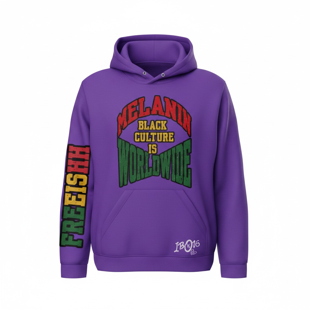 Worldwide Melanin (FREEISHH) Hoodie