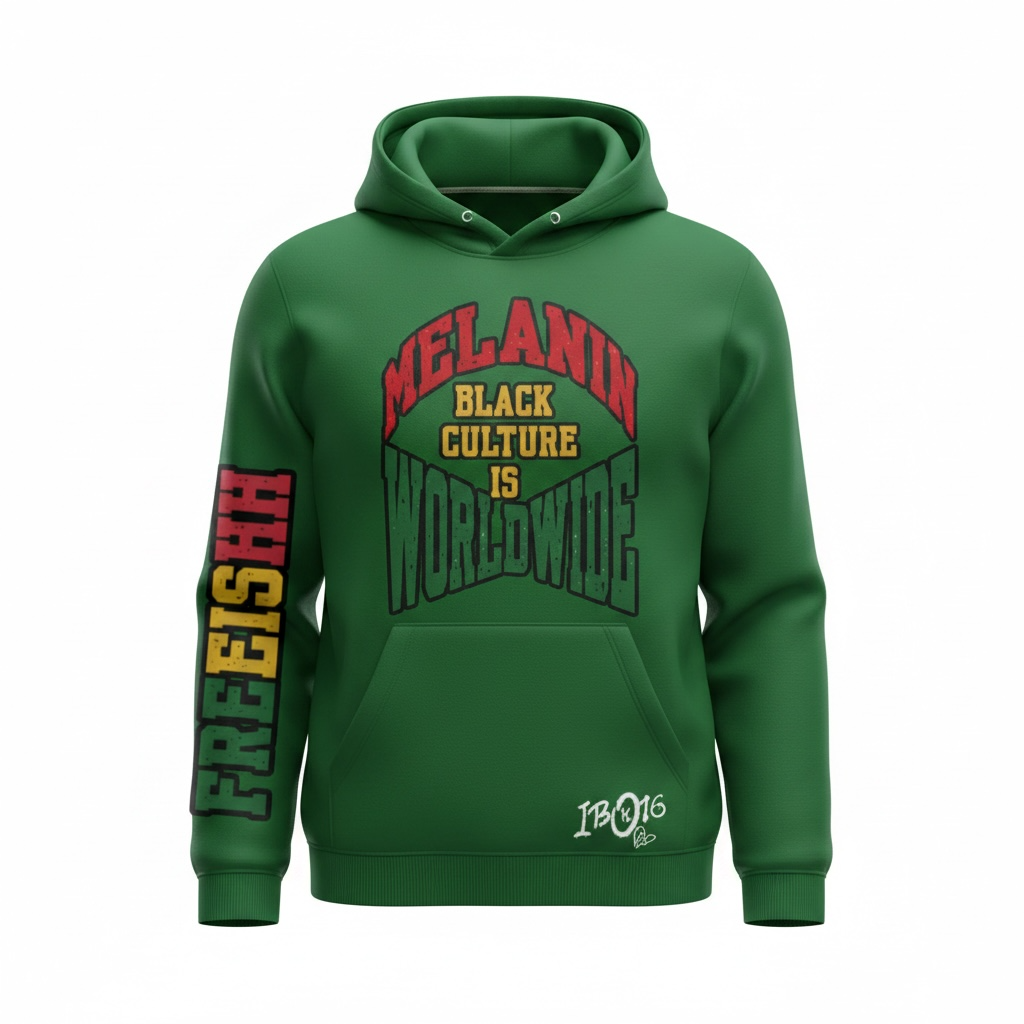 Worldwide Melanin (FREEISHH) Hoodie