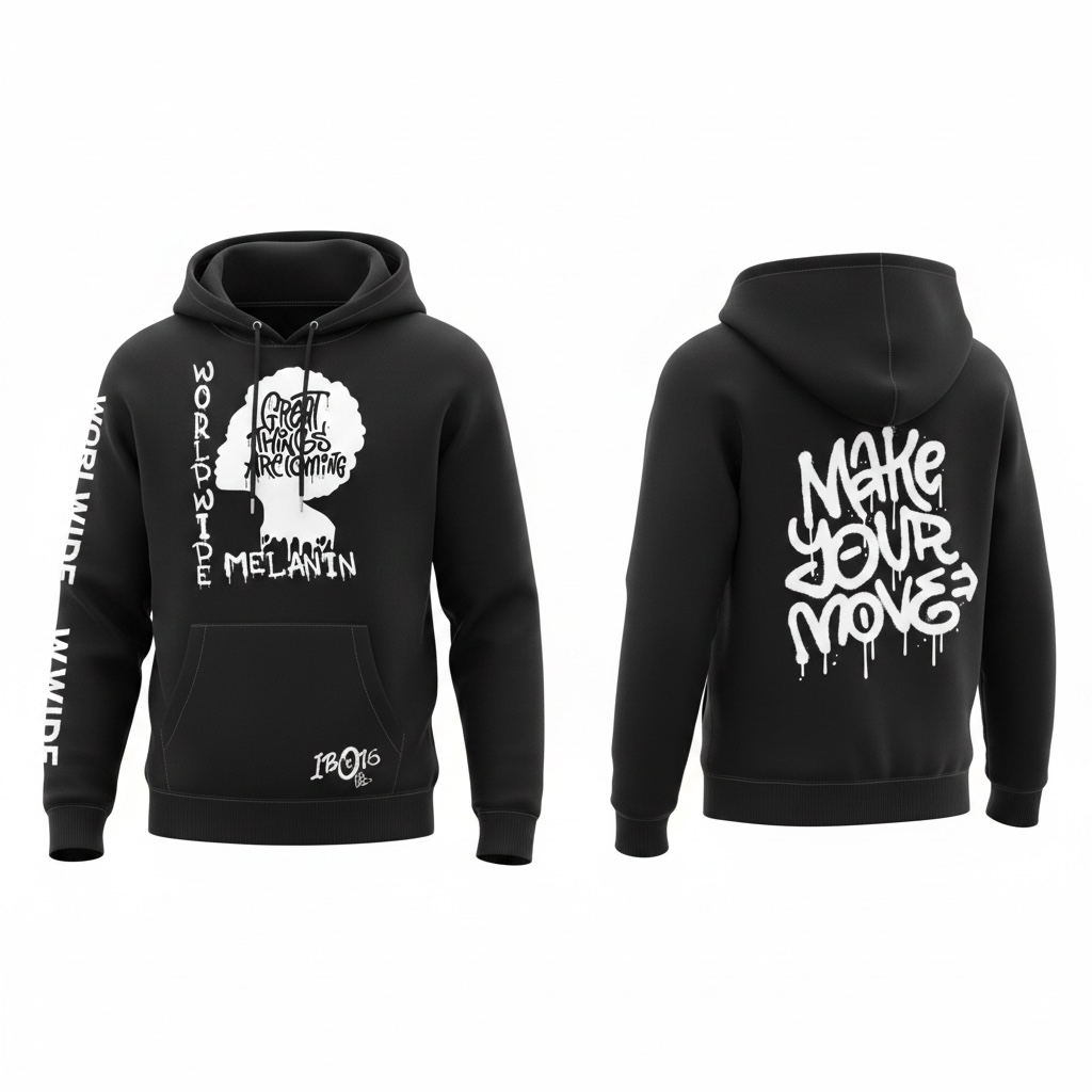 Worldwide Melanin (Make Moves) Hoodie