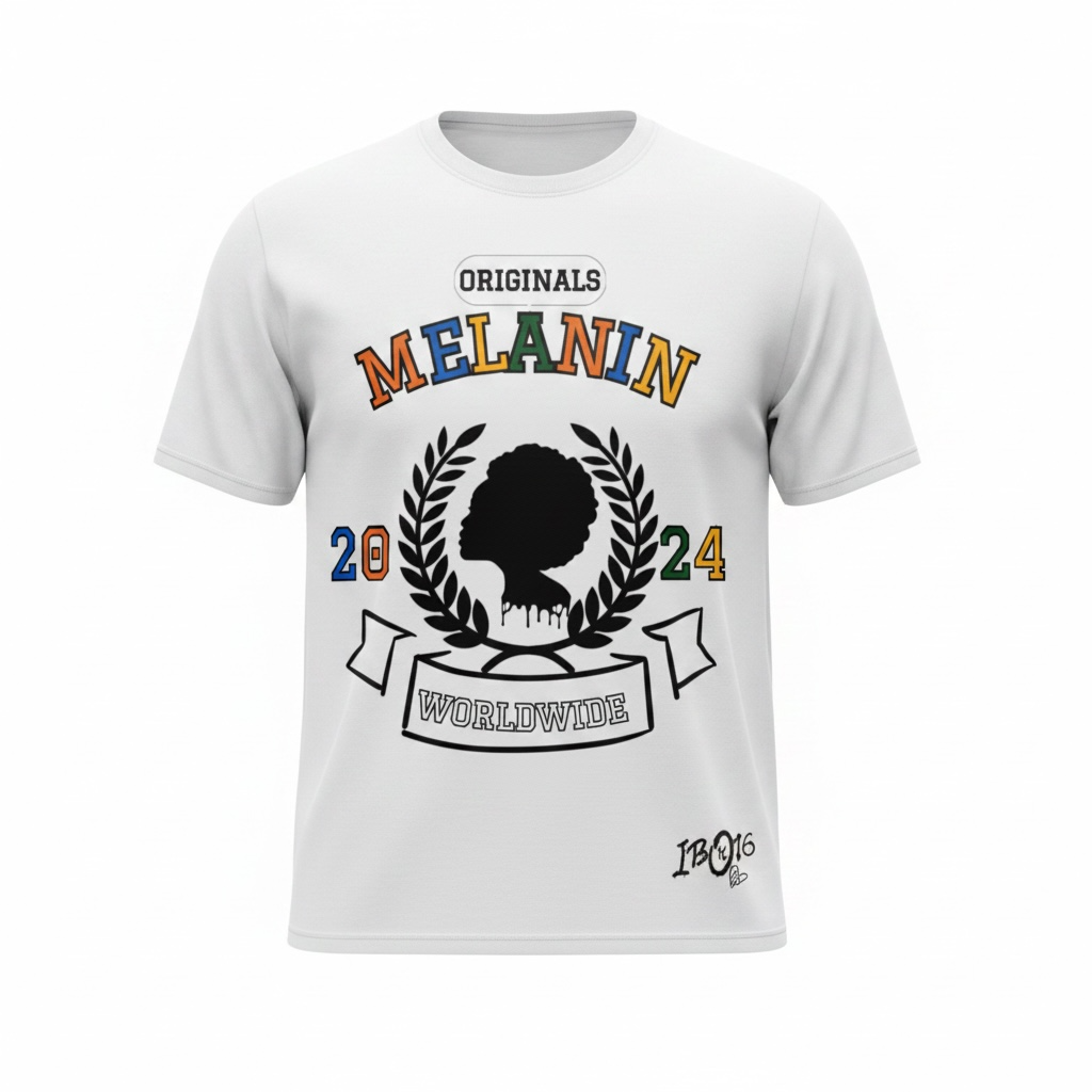 Worldwide Melanin Multicolor T-shirt