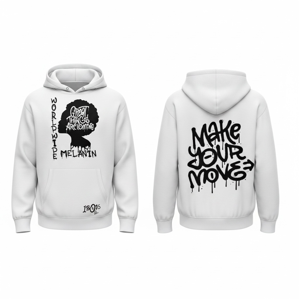 Worldwide Melanin (Make Moves) Hoodie