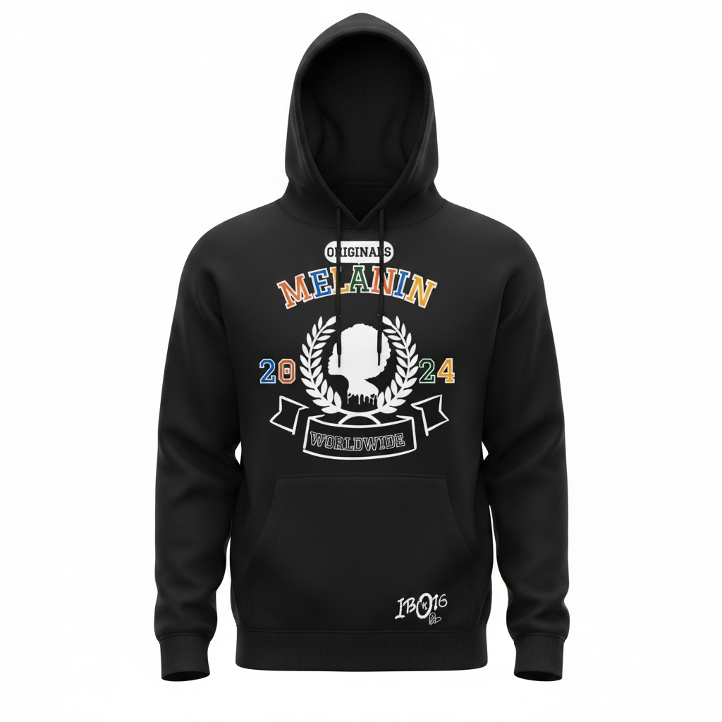 Worldwide Melanin Multicolor Hoodie