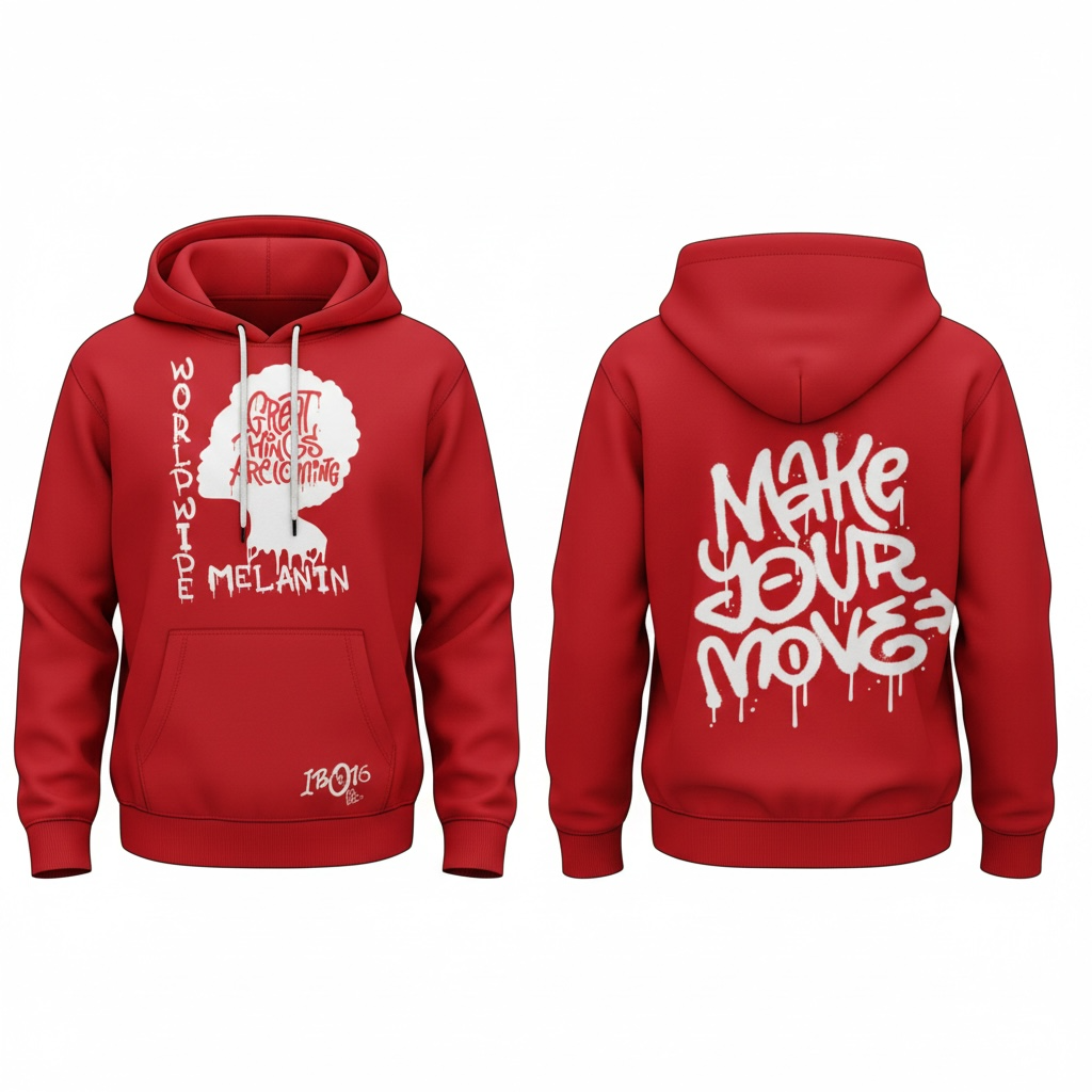 Worldwide Melanin (Make Moves) Hoodie