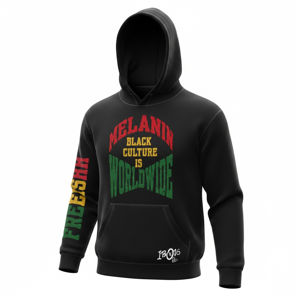 Worldwide Melanin (FREEISHH) Hoodie