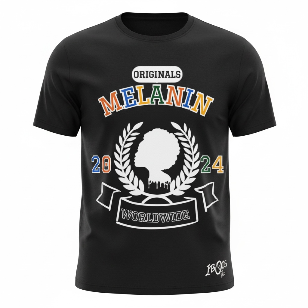 Worldwide Melanin Multicolor T-shirt